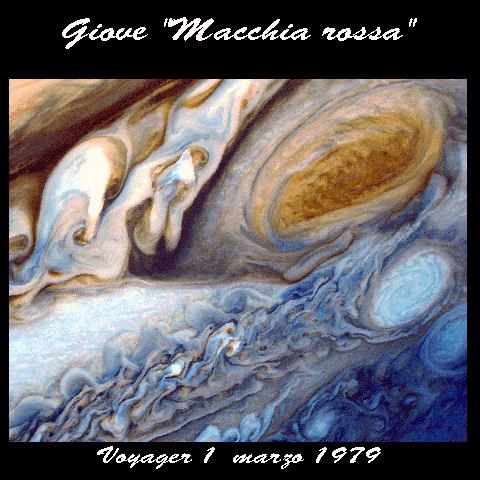 Giove, macchia rossa - Voyager 1, 1.3.1979