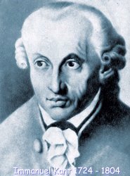 ritratto di Immanuel Kant (1724 - 1804)