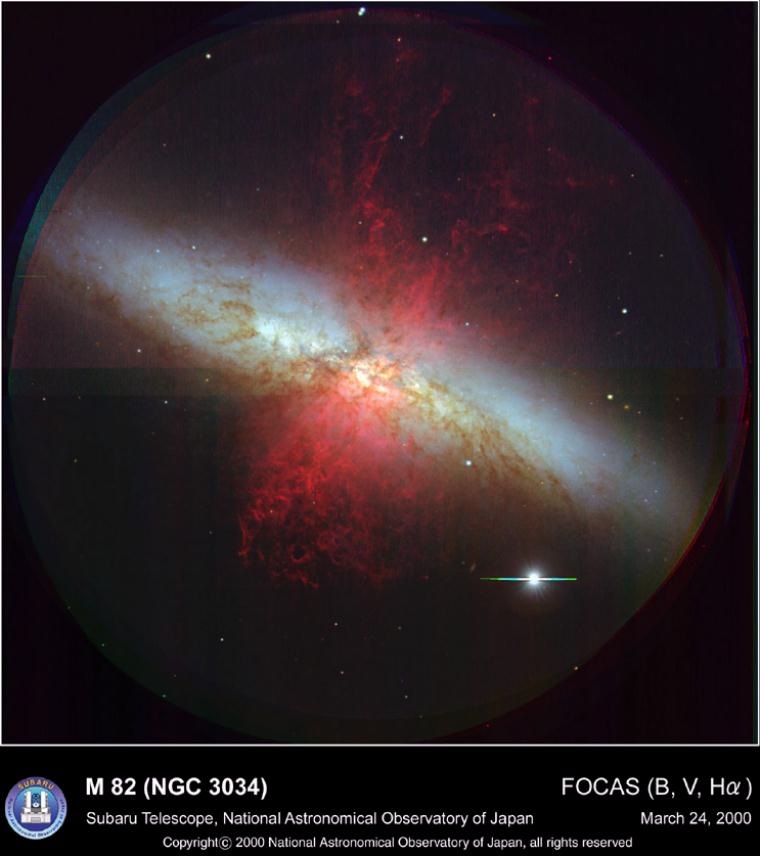 M 82 (NGC 3034) : A Superwind from the Cigar Galaxy