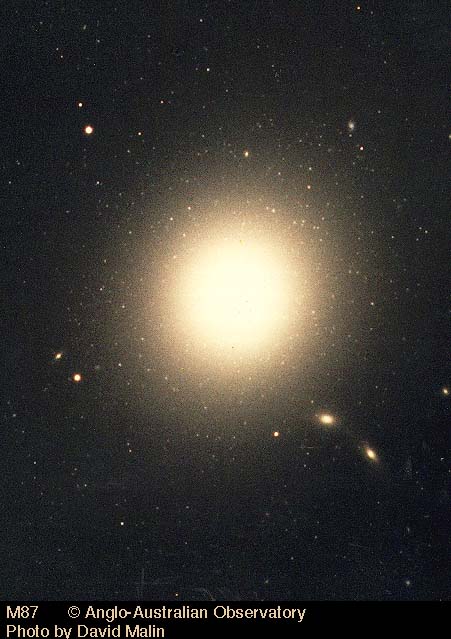 M87 (NGC 4486) - Elliptical Galaxy, type E1, in Virgo