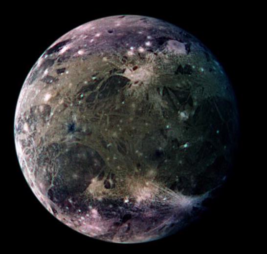 Ganymede's Trailing Hemisphere