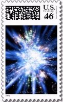 Francobollo degli Stati Uniti dedicato al Big Bang